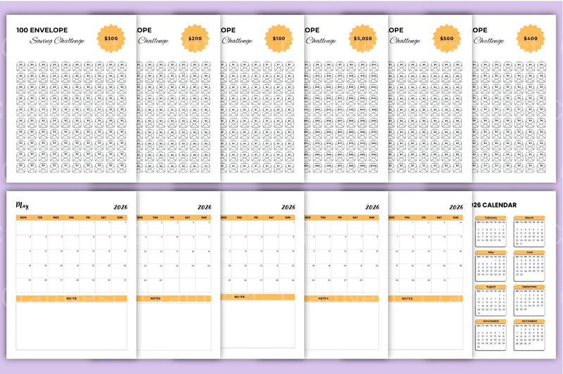 Money Saving Challenge: Boost Your Savings - CraftNest - Digital Crafting and Art