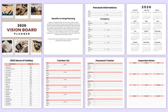 Vision Board Planner 2023 - CraftNest - Digital Crafting and Art