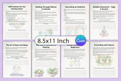 Natural Healing Guidance Planner - CraftNest - Digital Crafting and Art