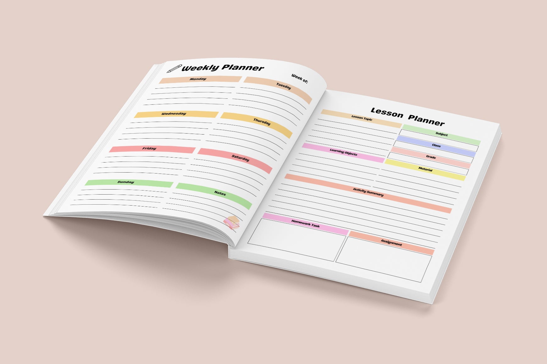 Homeschool Planning Planner