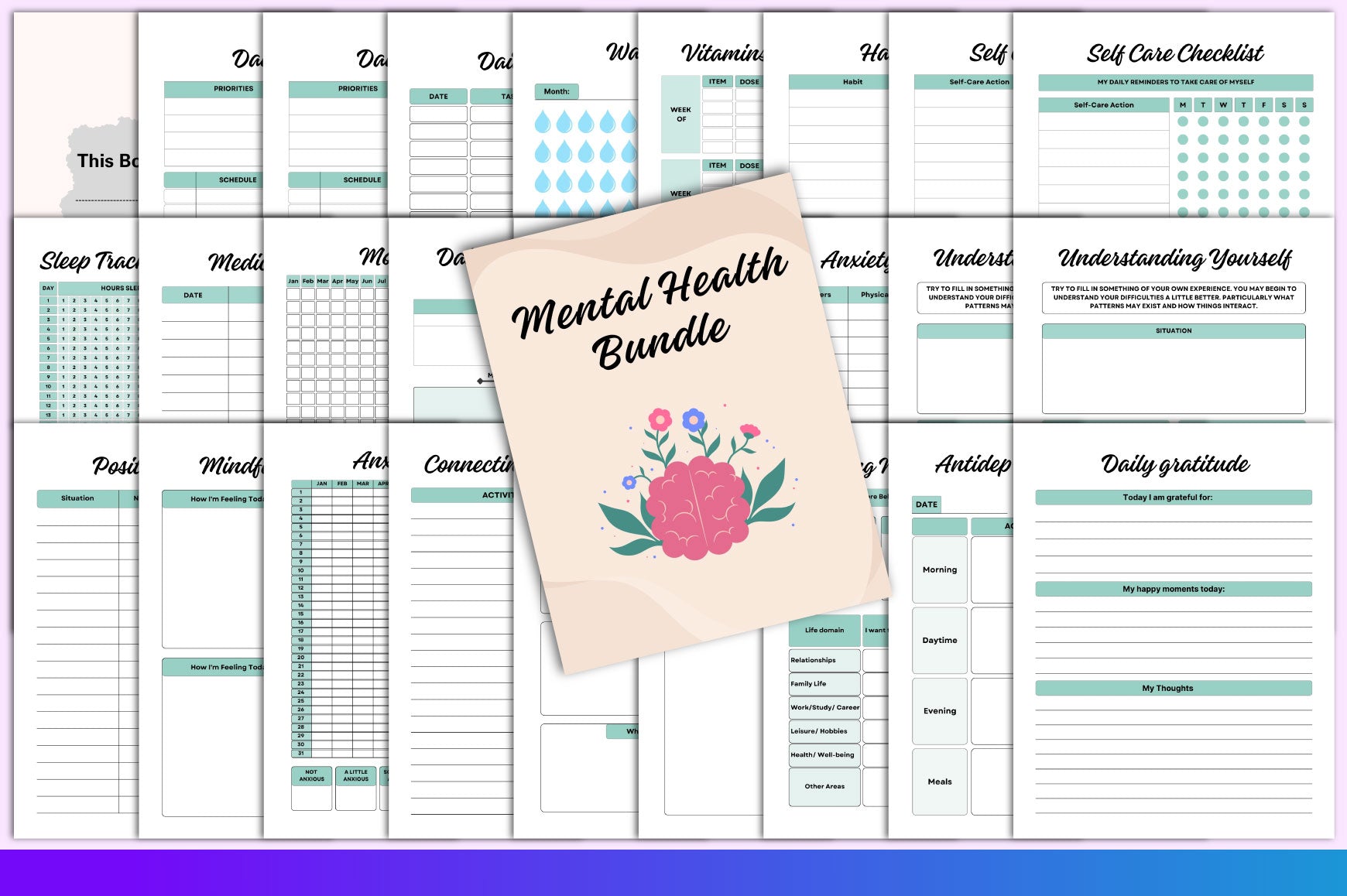 Mental Health Planner for Wellbeing
