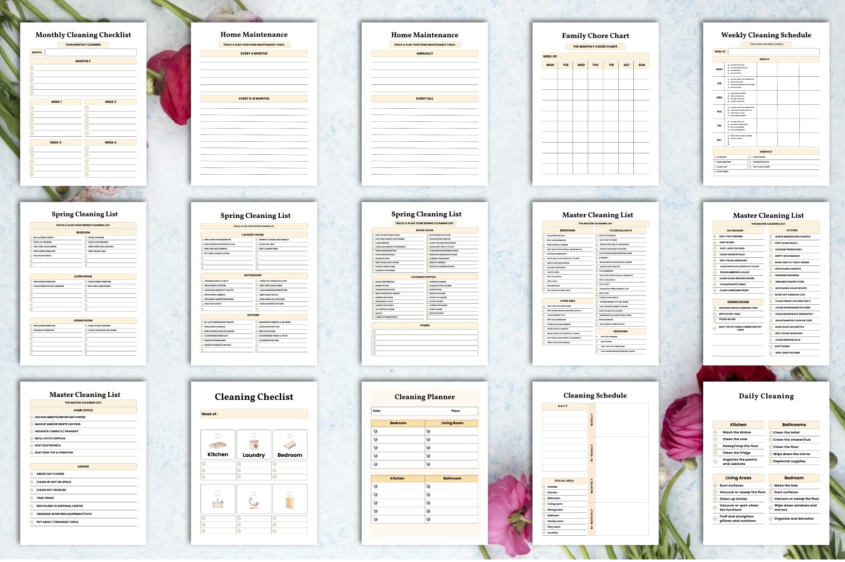 Cleaning Planner Guide