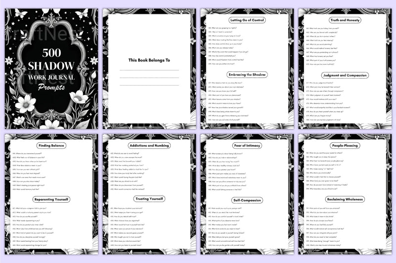 Shadow Work Prompts for Personal Growth - CraftNest - Digital Crafting and Art