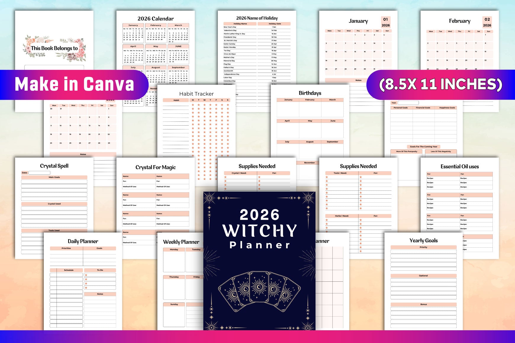 Witchy Planner