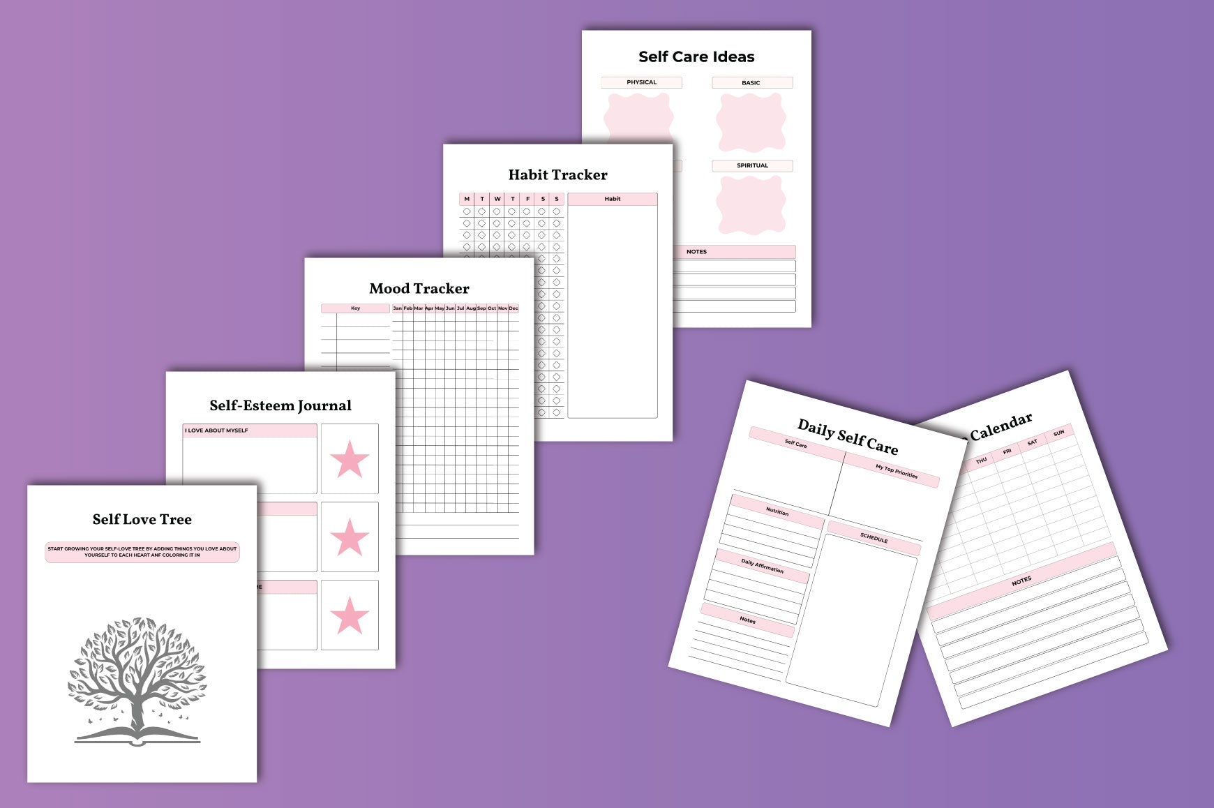 Self Love Work Planner