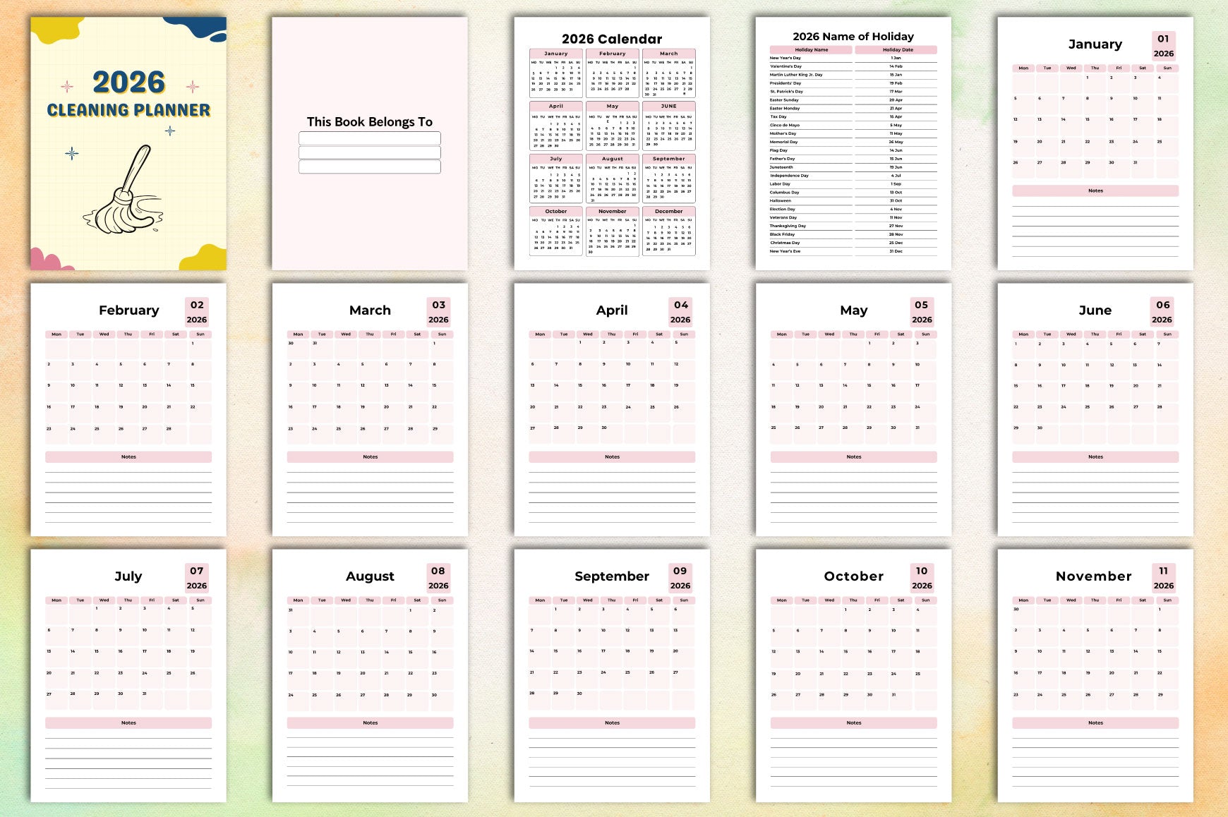 Cleaning Planner Guide