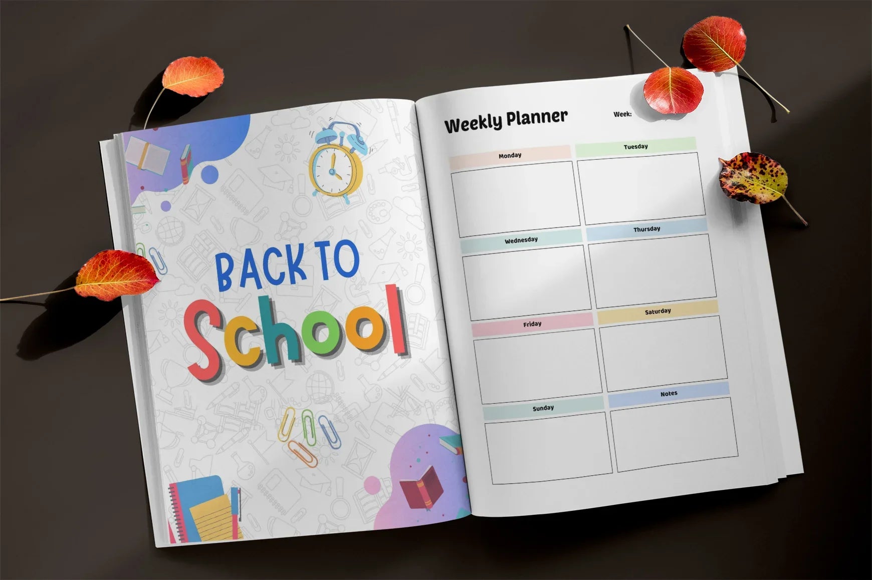 Back to School Planner - CraftNest - Digital Crafting and Art
