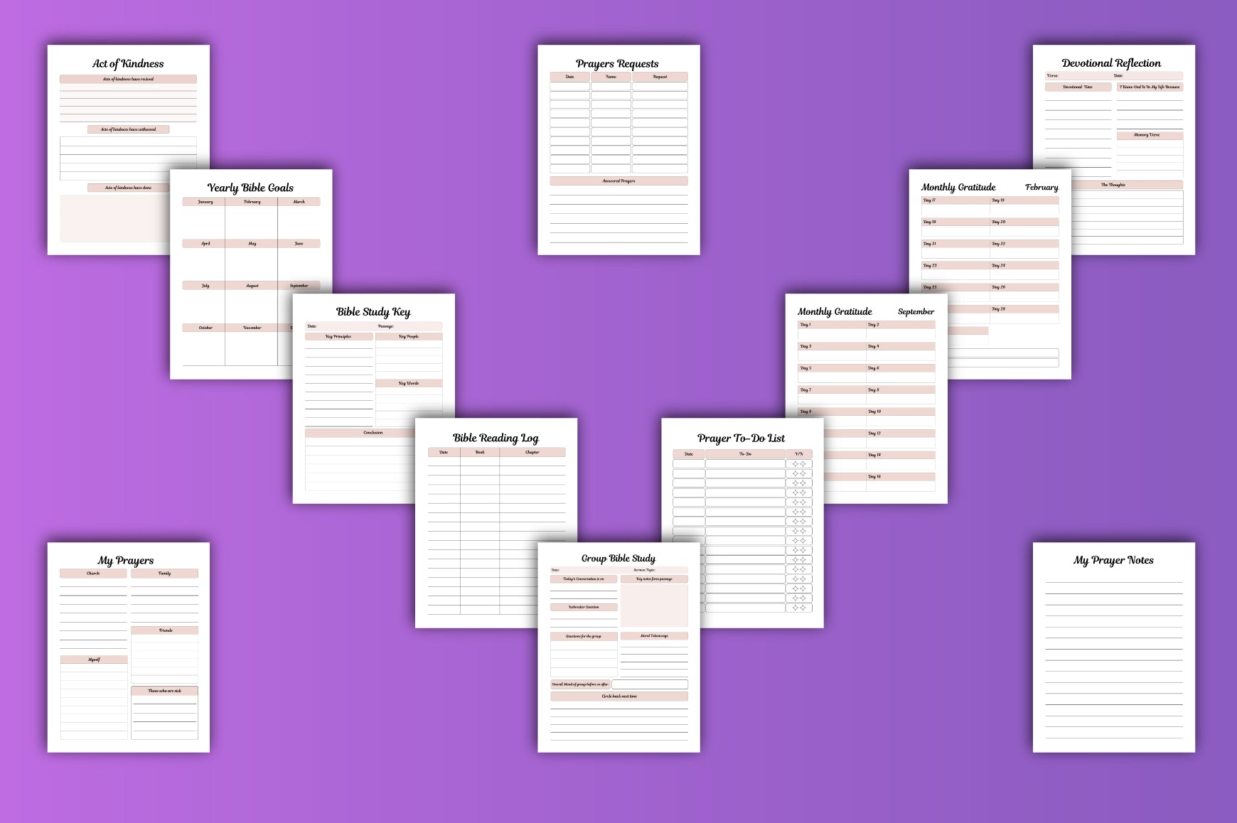 Prayer Journal Template
