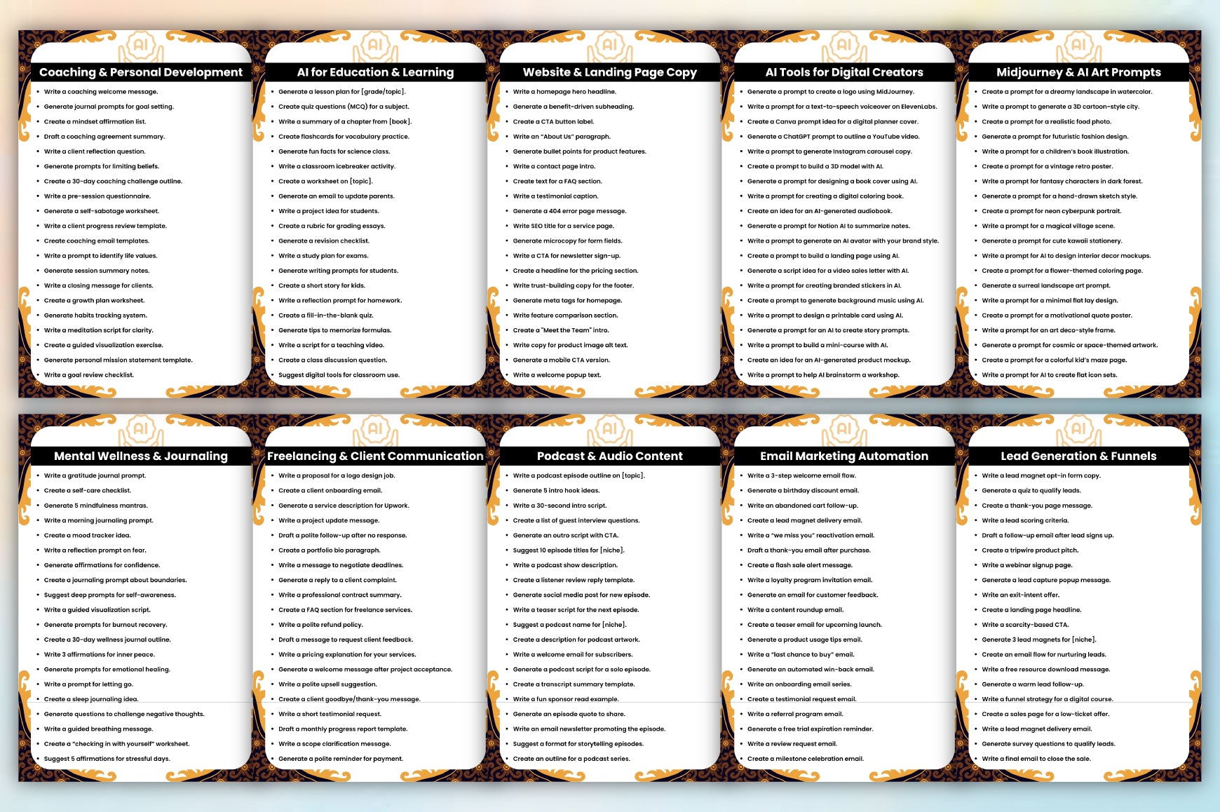 The Ultimate ChatGPT Library Prompts