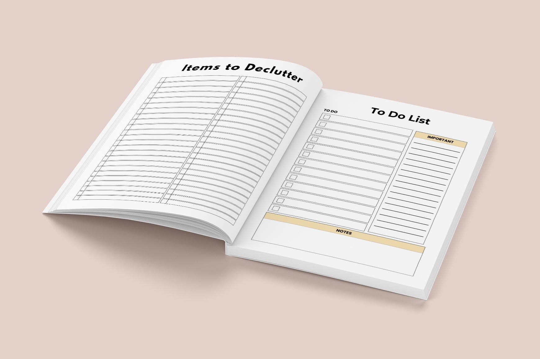 Clutter-Free Living Planner