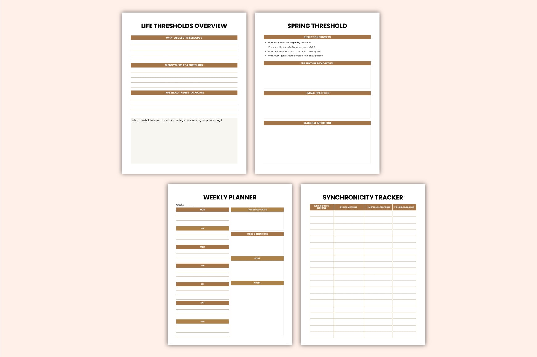 New Beginnings Life Planner