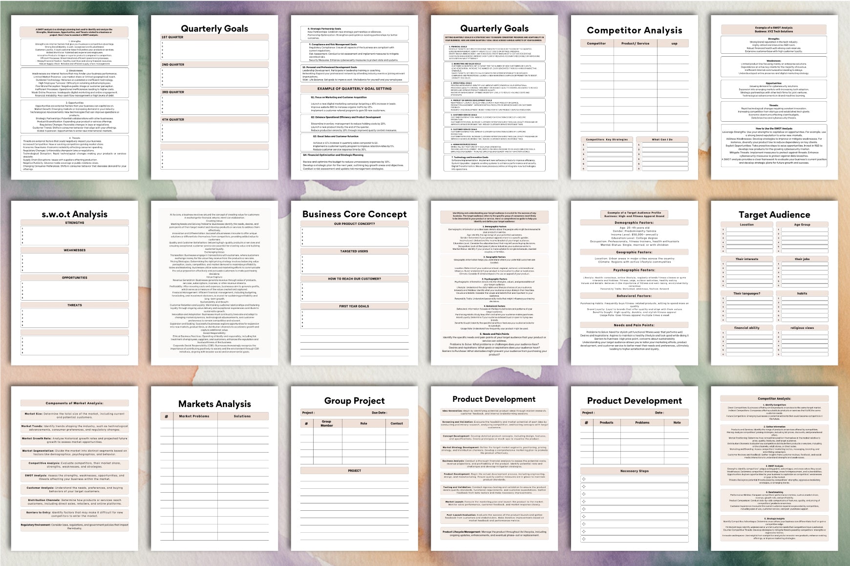 Business Workbook Guide
