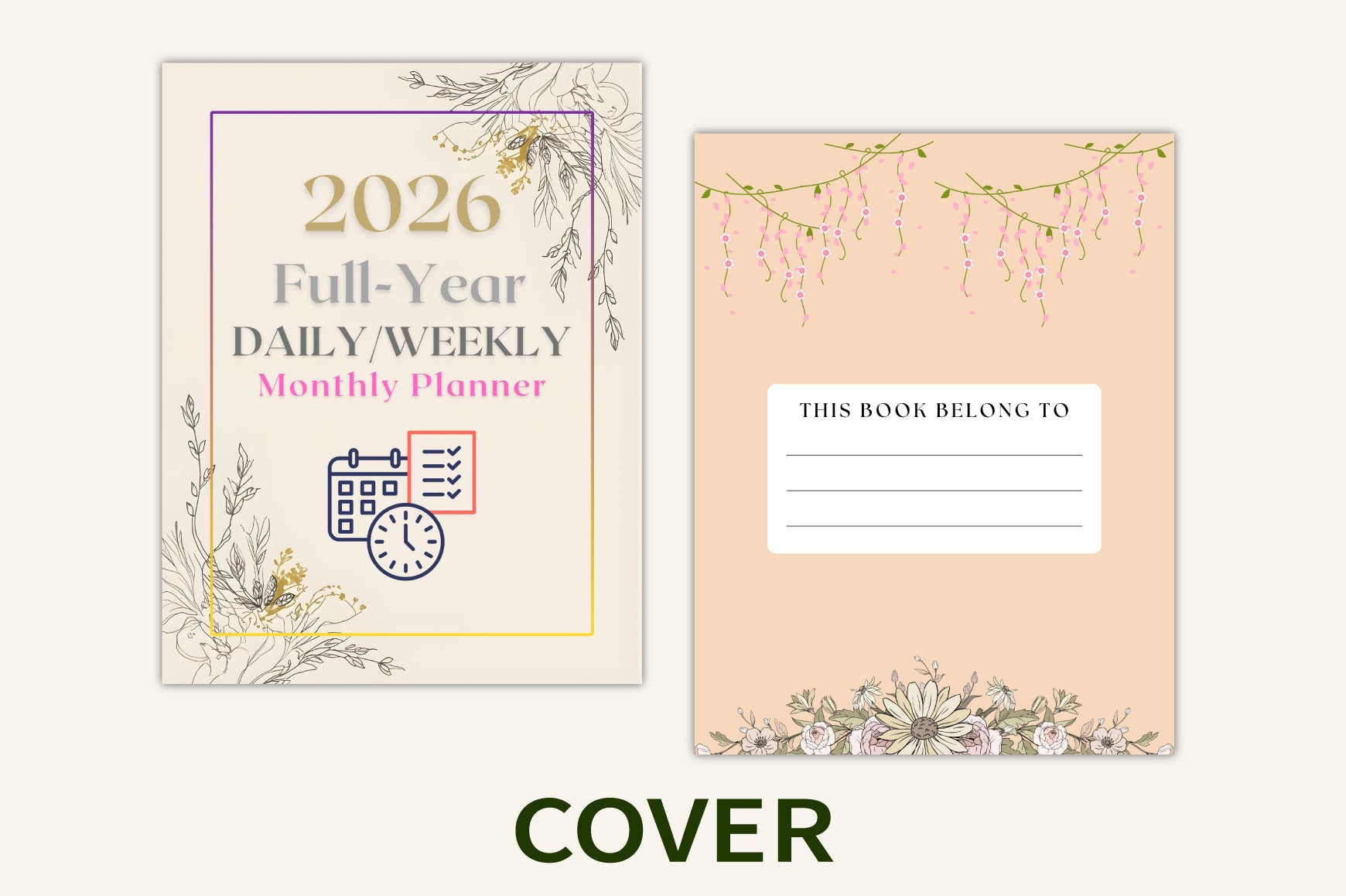 Yearly Daily Weekly Monthly Planner