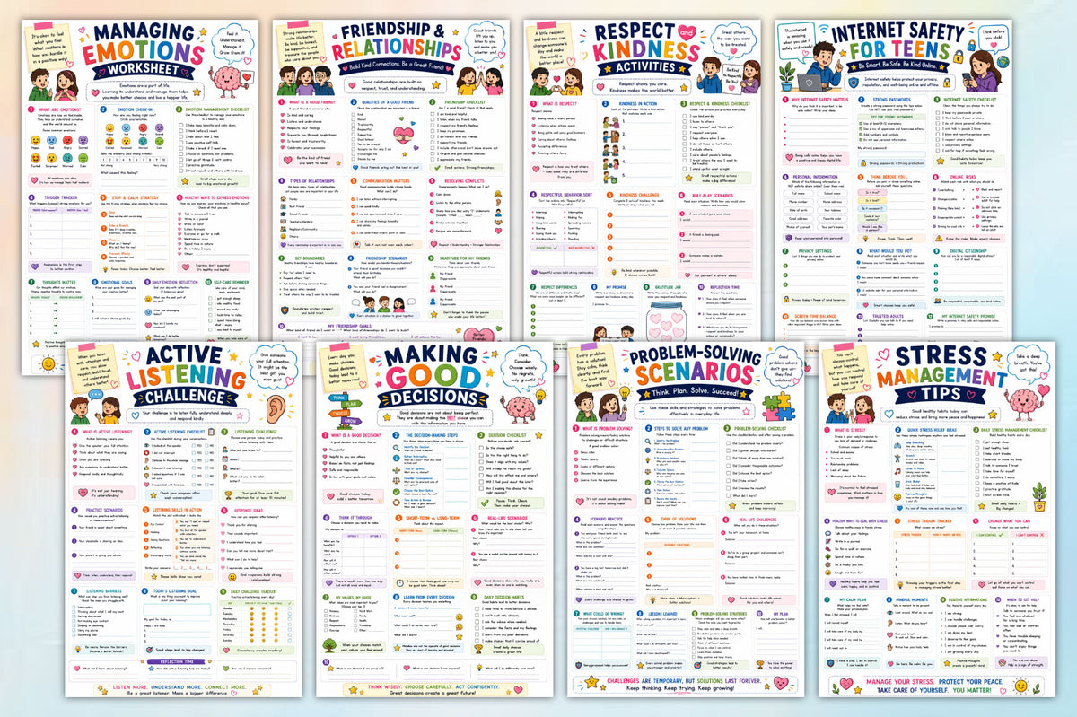 Teen Life Skills Challenge Book