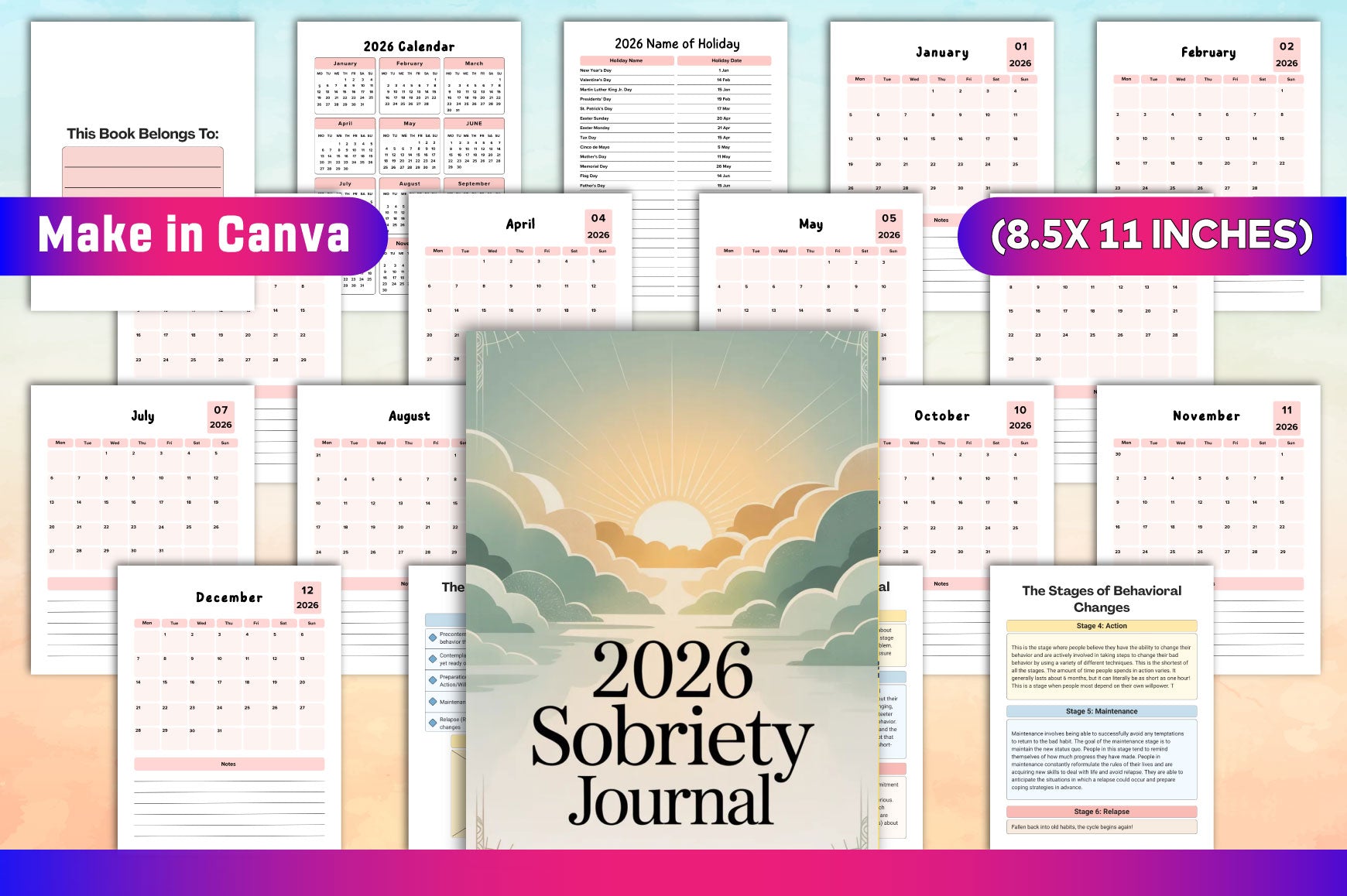 Sobriety Journal for Personal Growth