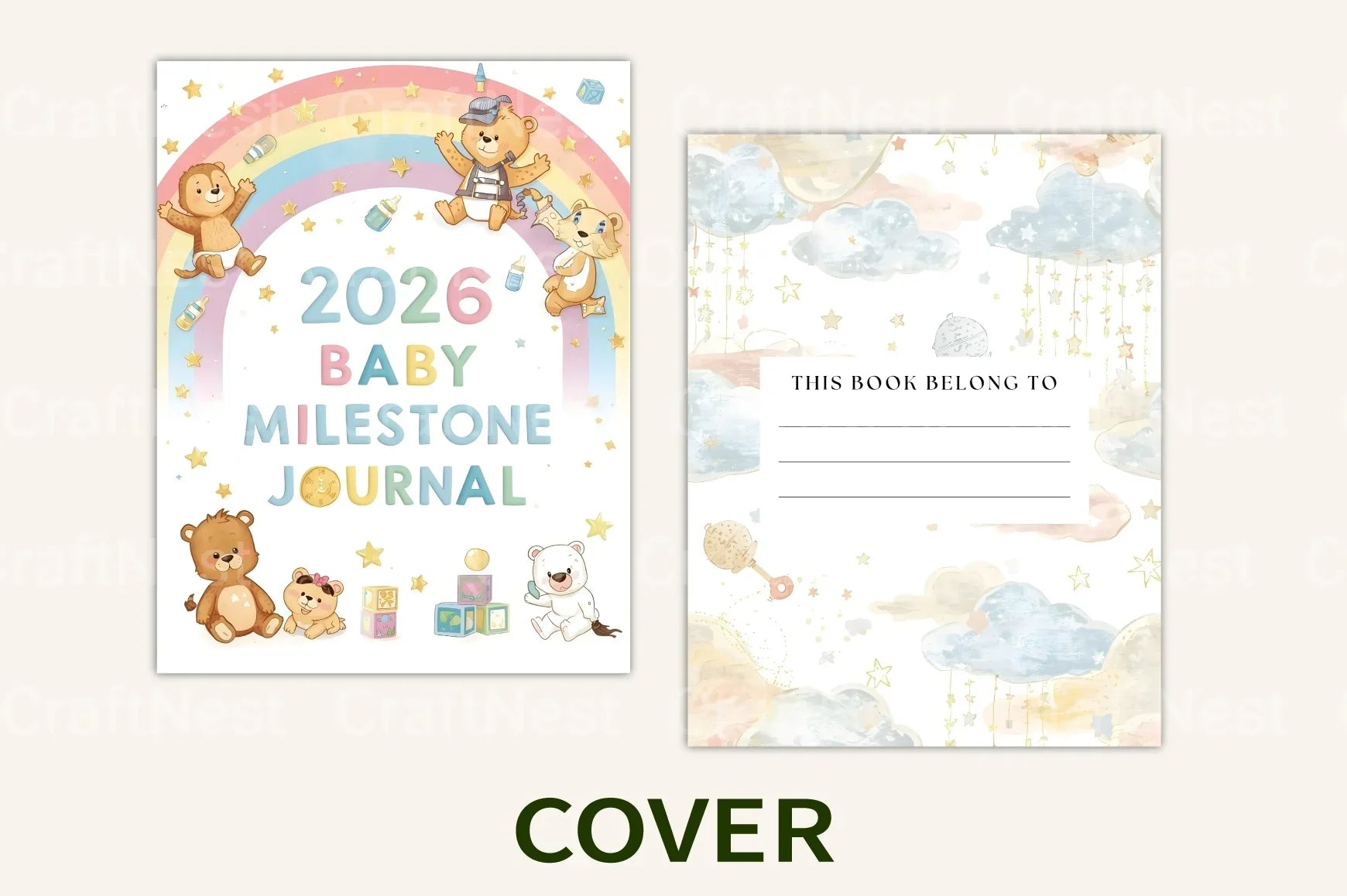 Baby Milestone Tracker - CraftNest - Digital Crafting and Art