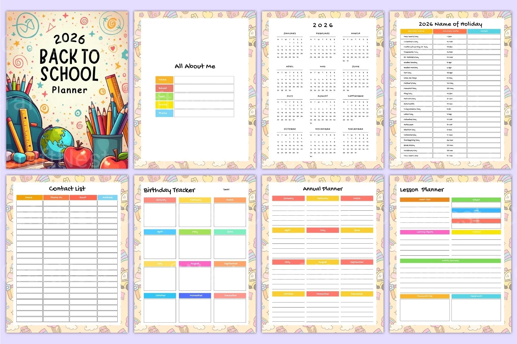 Back to School Planner 2023 - CraftNest - Digital Crafting and Art