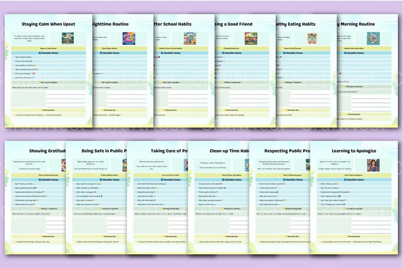 Good Habits and Manners Guide for Kids - CraftNest - Digital Crafting and Art