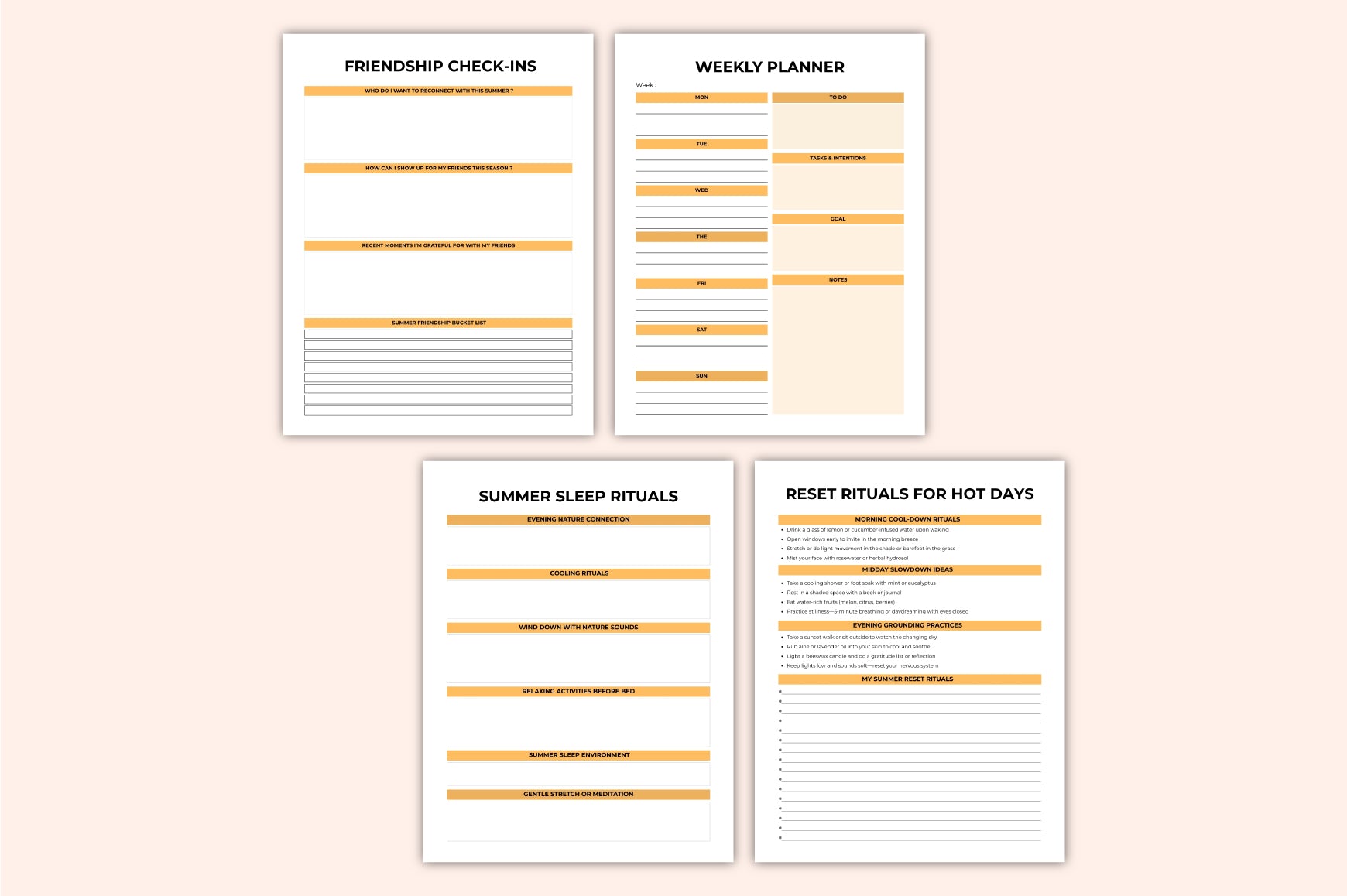 Ultimate Summer Schedule Planner