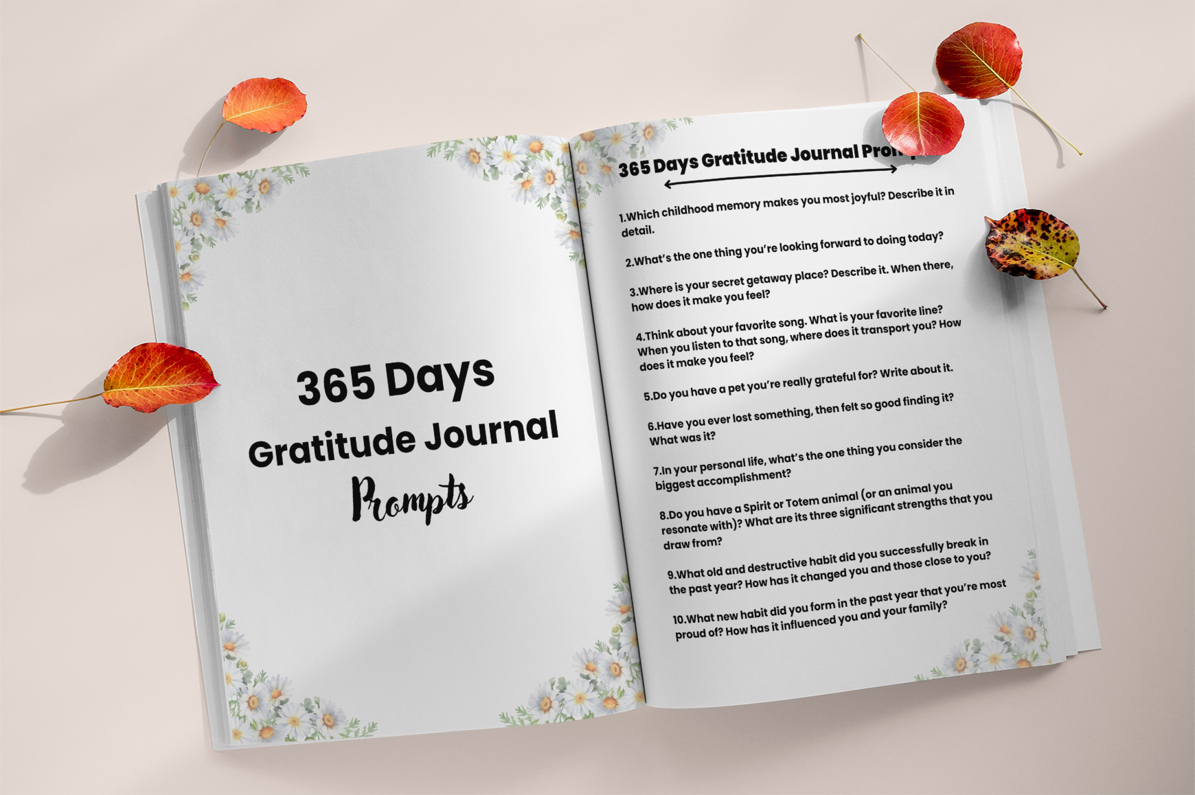 80 Days Gratitude Prompts