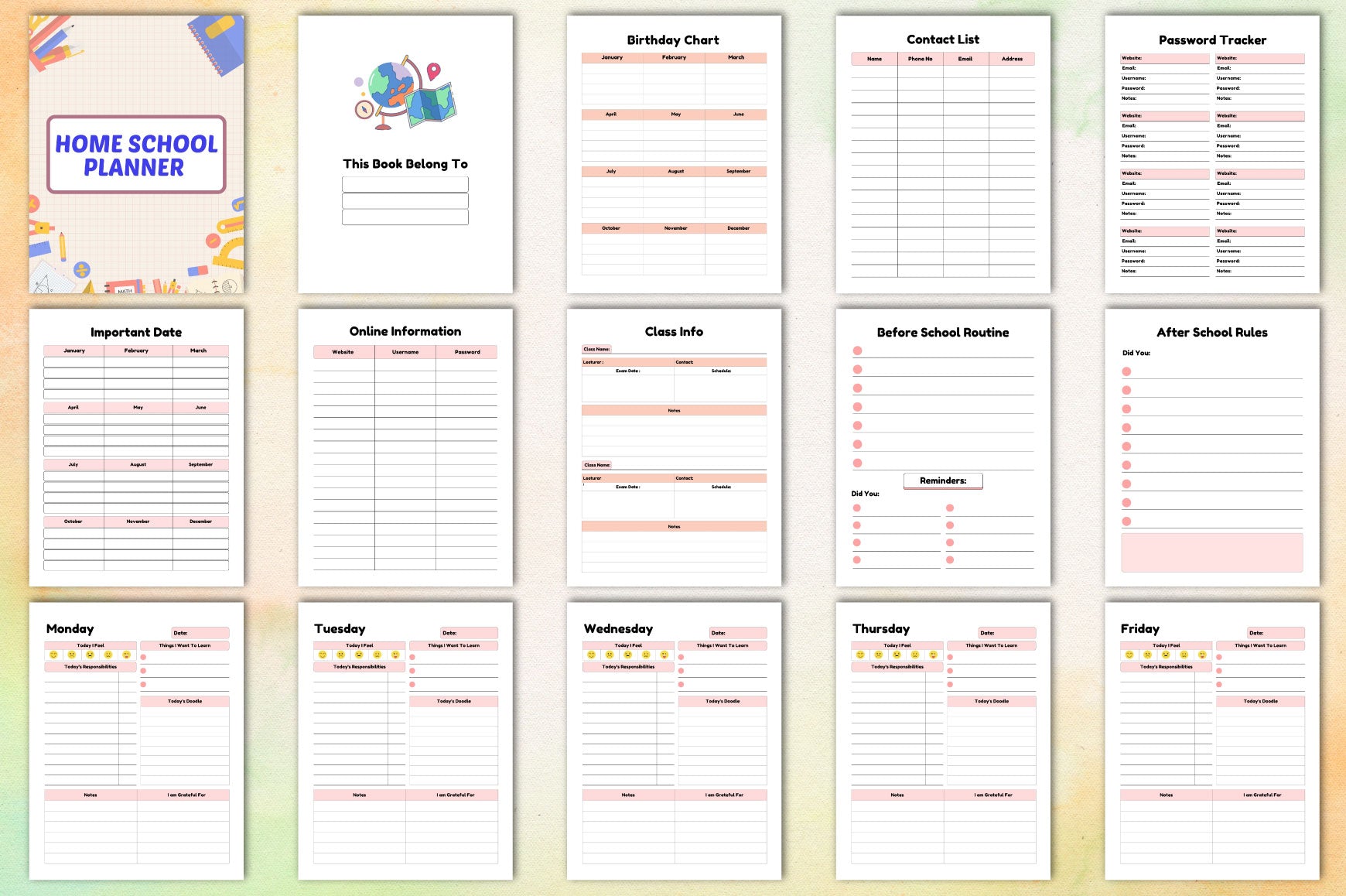 Home School Planner