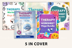 Therapy Worksheet Mega Pack - CraftNest - Digital Crafting and Art