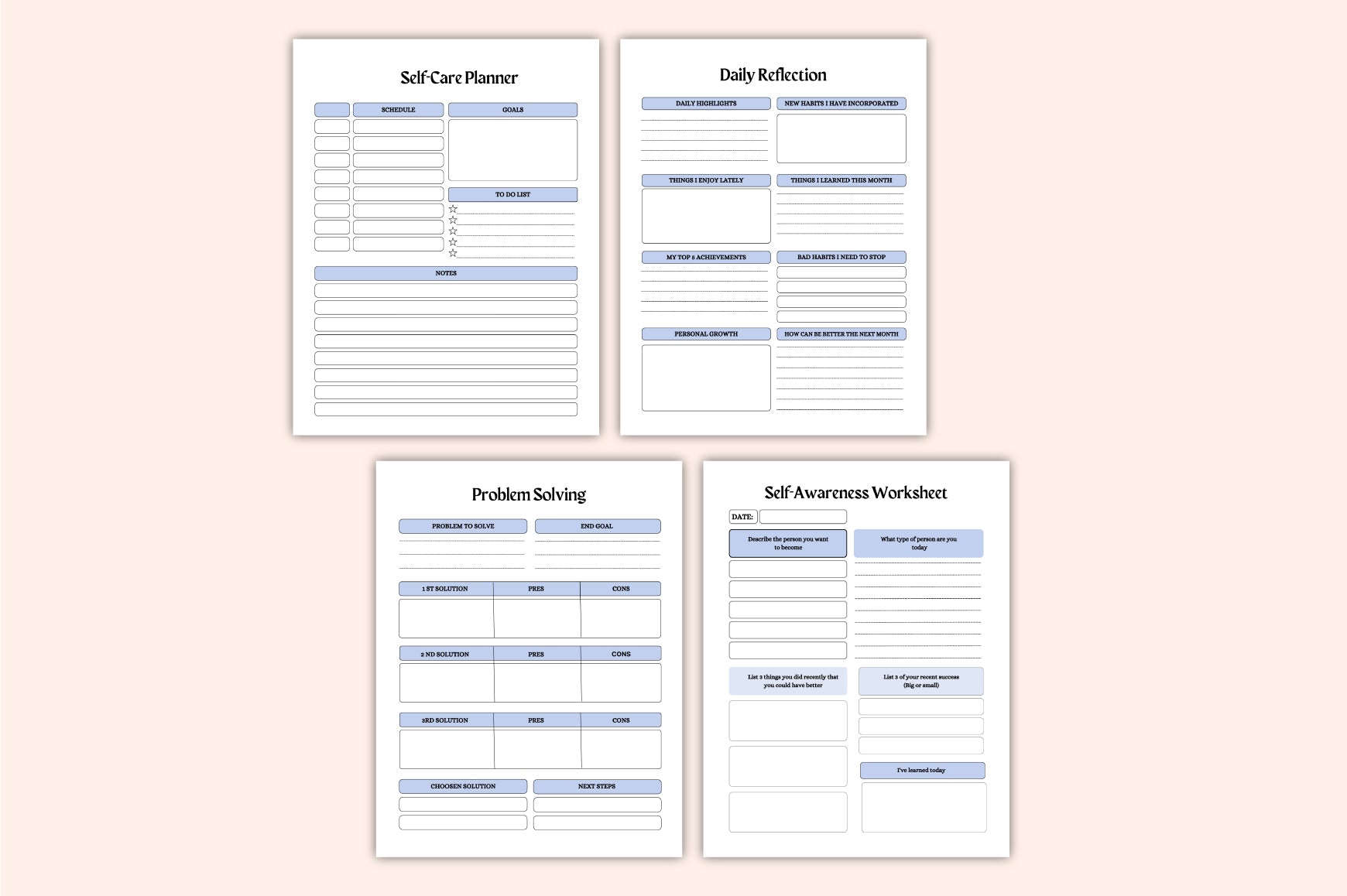 Confidence Building Journal