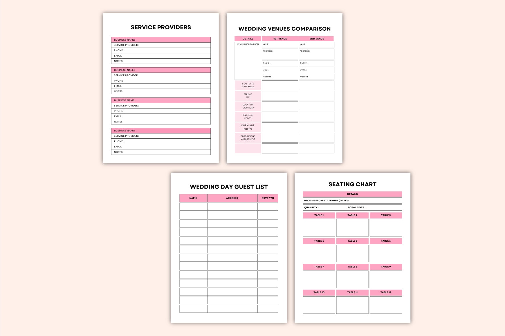 Bride Wedding Planner