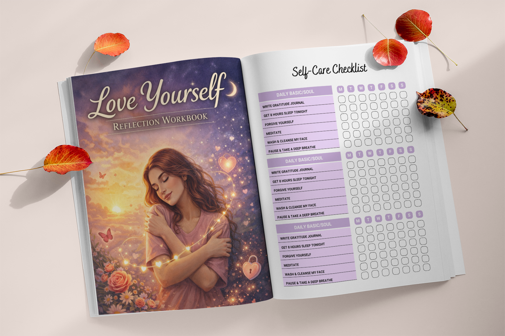 Love Yourself Reflection Book