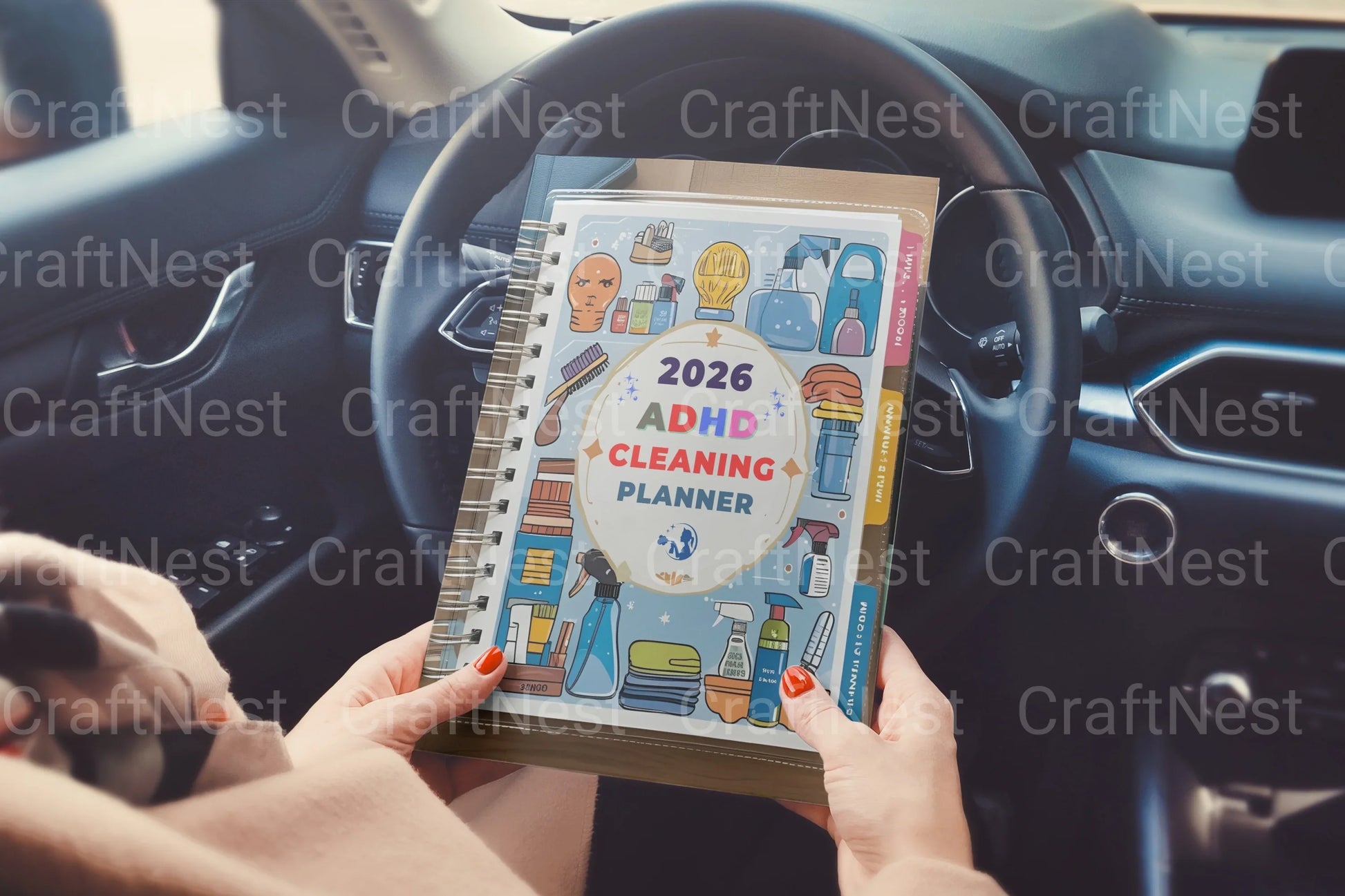 ADHD Cleaning Planner for Effective Organization - CraftNest - Digital Crafting and Art