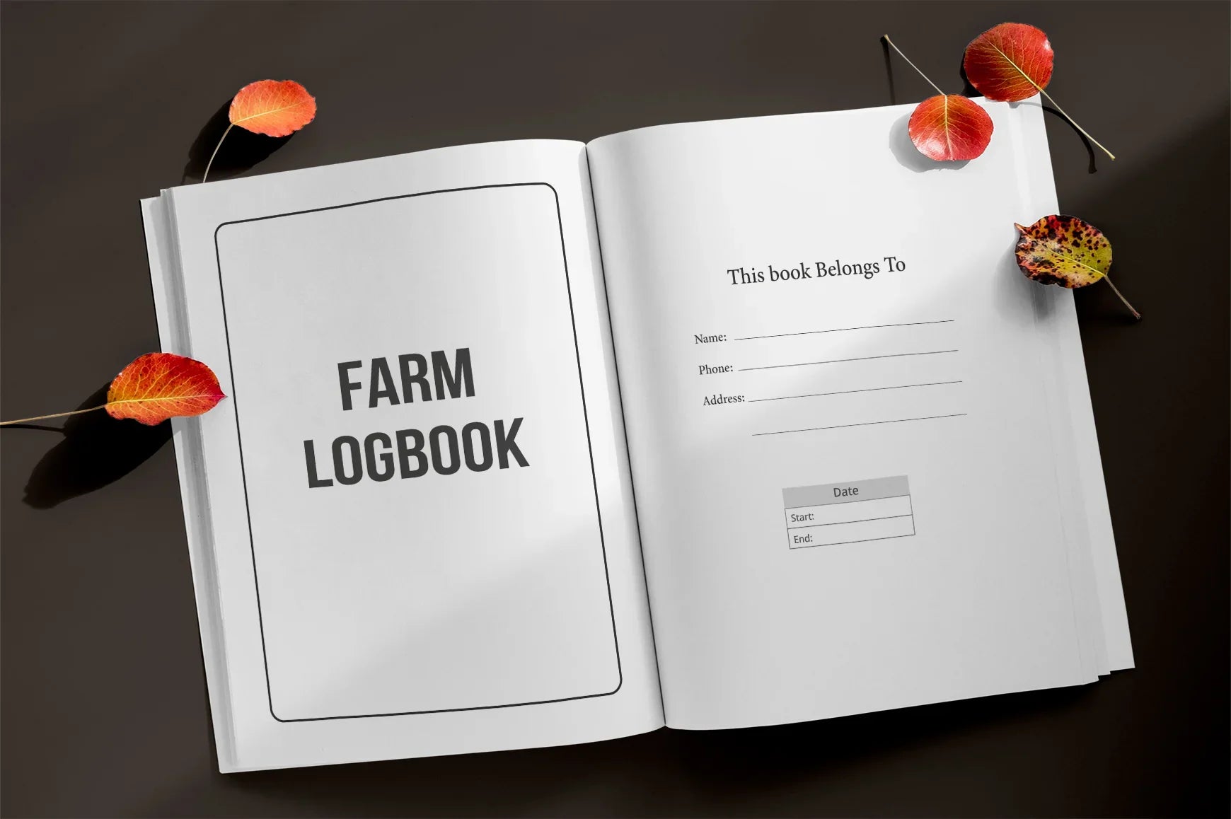 Farm Logbook Planner Bundle - CraftNest - Digital Crafting and Art