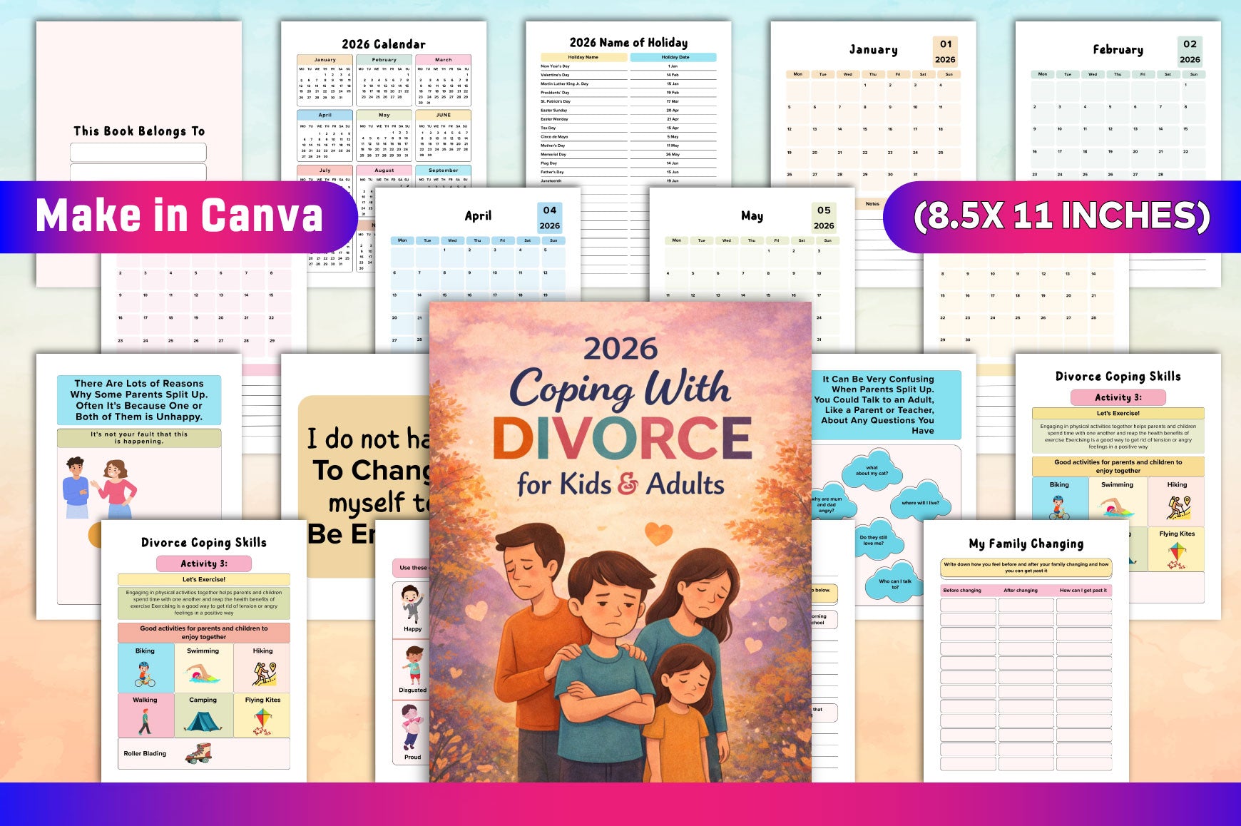 Coping With Divorce: Planner for Kids and Adults