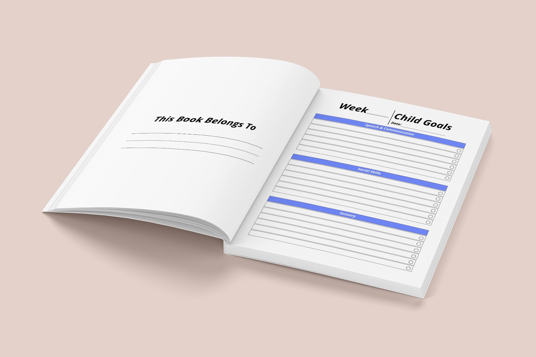 Autism Support Skills Workbook