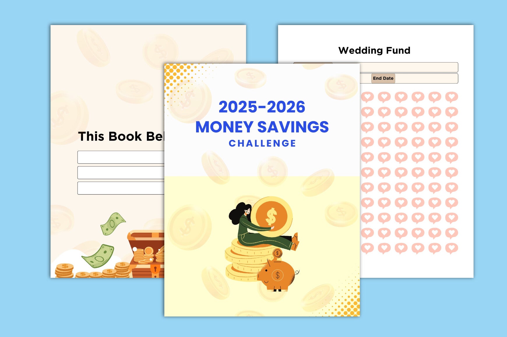 Money Savings Challenge Planner