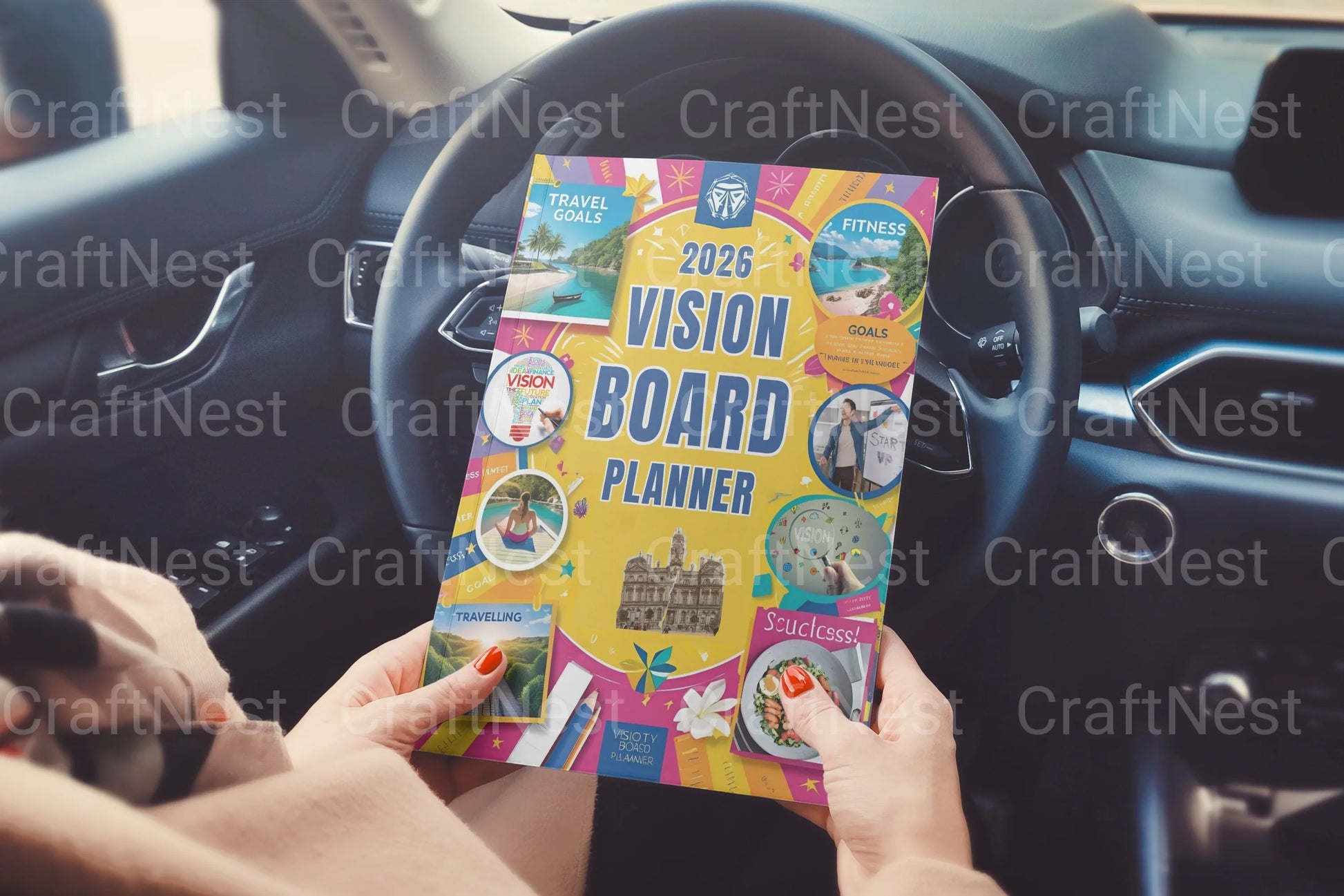 Vision Board Planner - CraftNest - Digital Crafting and Art