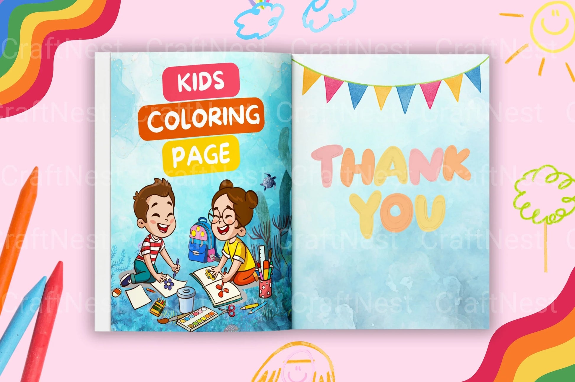 Coloring for Kids - CraftNest - Digital Crafting and Art