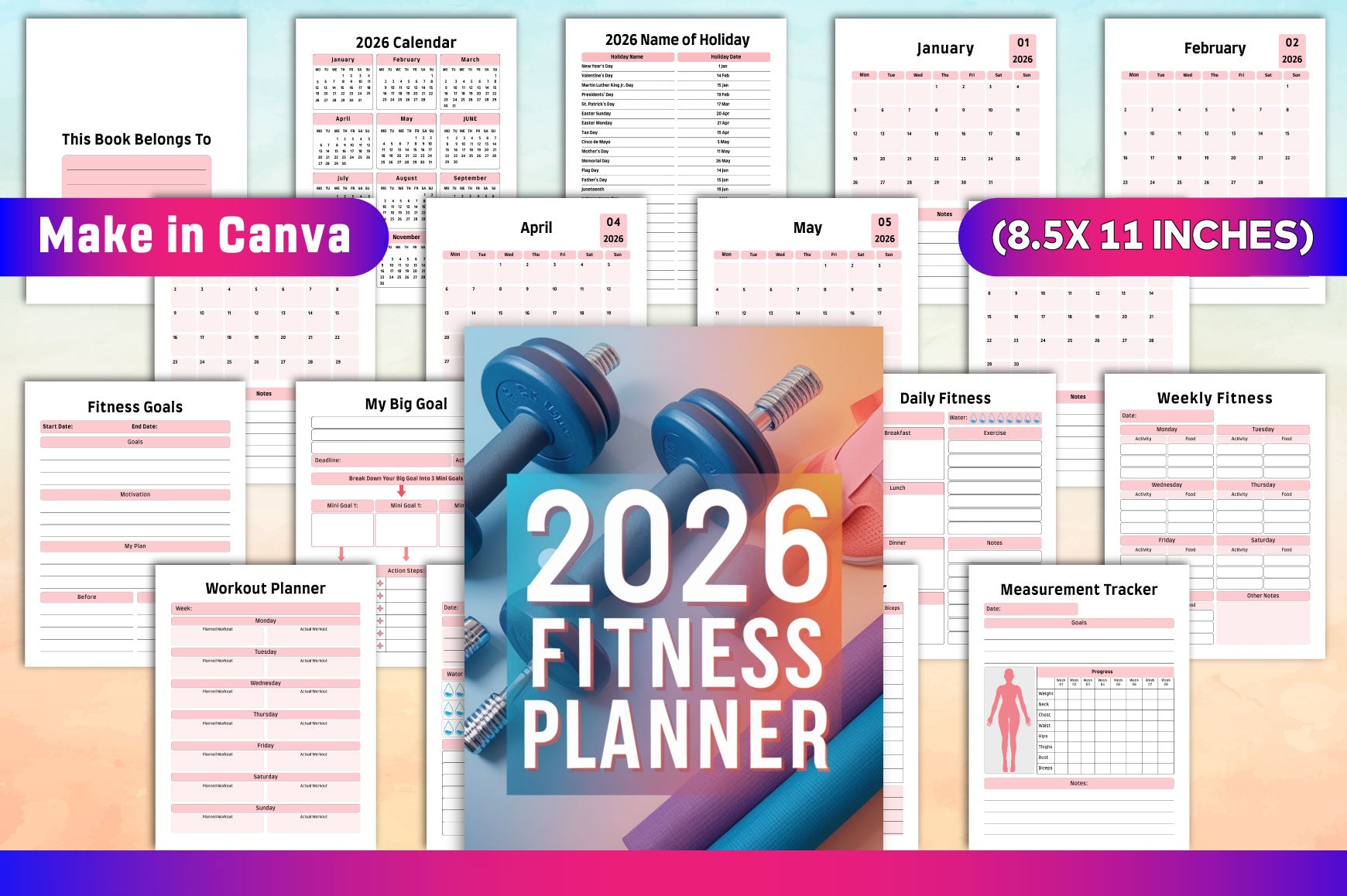 Fitness Planner for Effective Workout Tracking