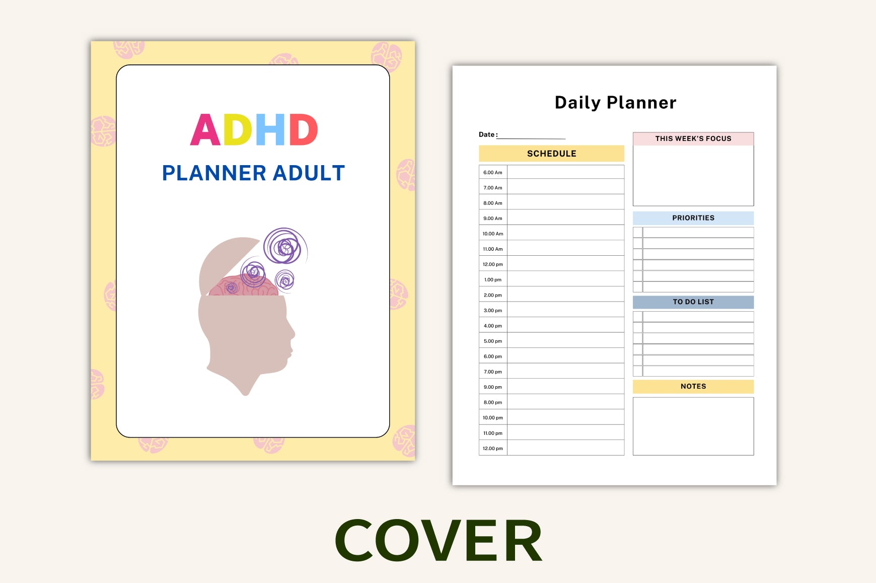 ADHD Adult Planner