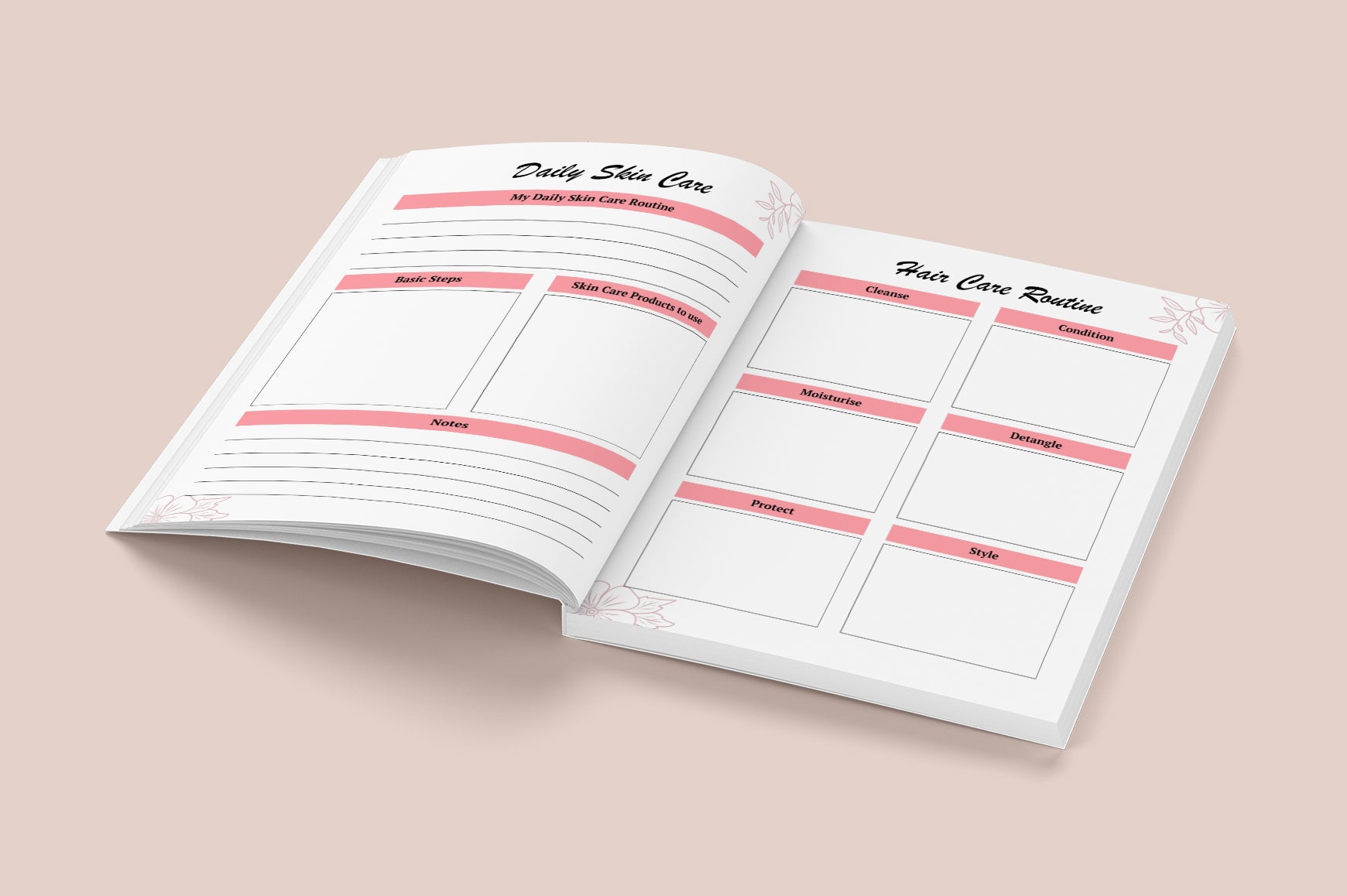 Daily Beauty Skincare Planner