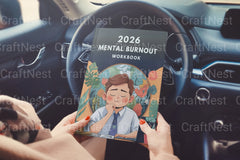 Mental Burnout Workbook: Overcome Stress and Rejuvenate - CraftNest - Digital Crafting and Art
