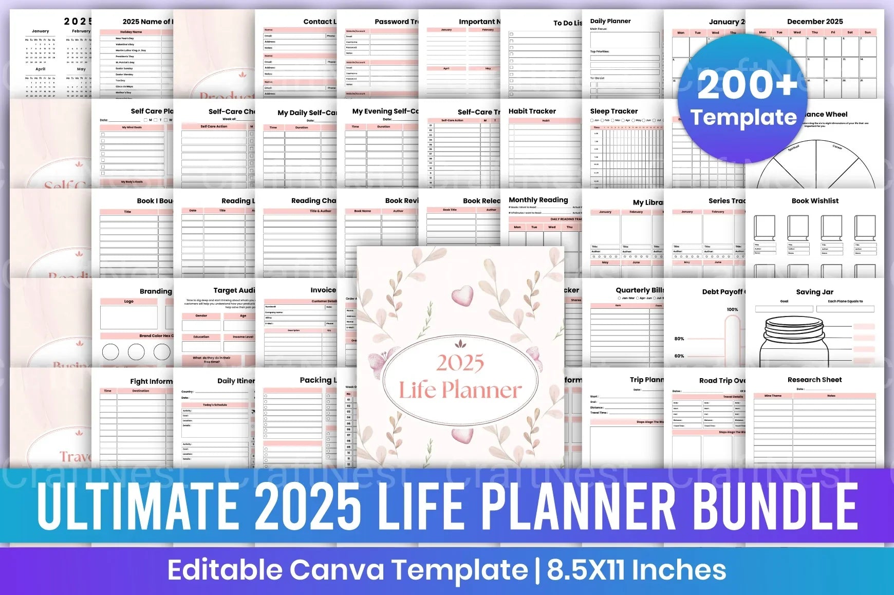 All-In-One Planner for Ultimate Organization - CraftNest - Digital Crafting and Art