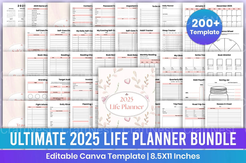 All-In-One Planner for Ultimate Organization - CraftNest - Digital Crafting and Art
