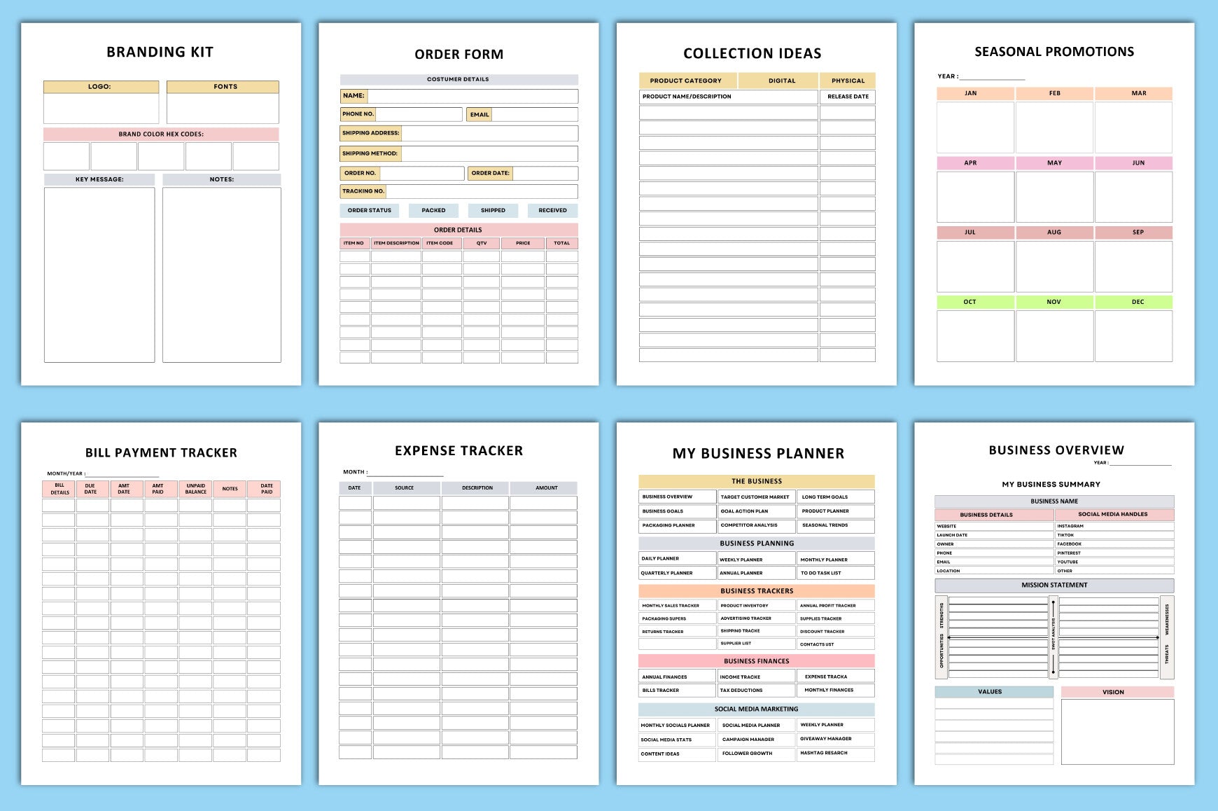 Small Business Planner
