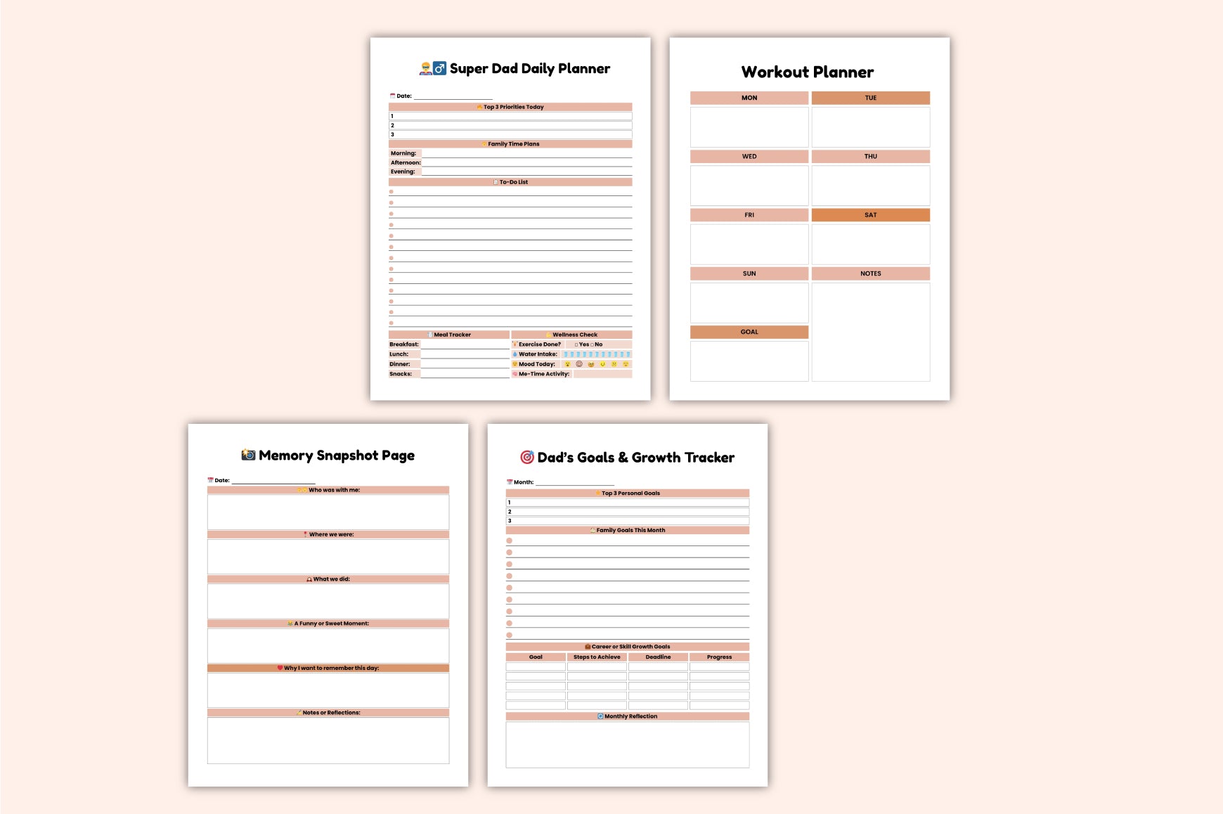 Best Dad Ever Planner
