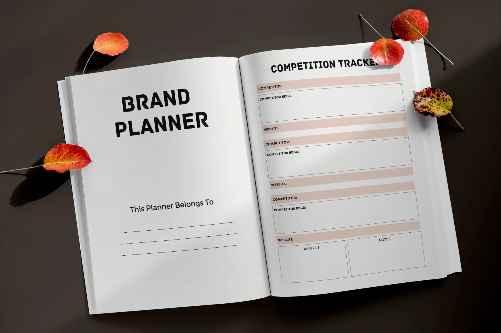 Brand Planner - CraftNest - Digital Crafting and Art