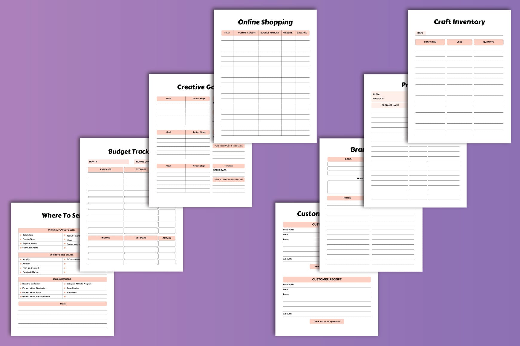 Craft Business Planner