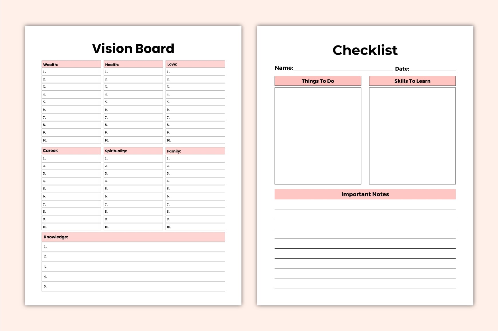 Vision Mapping Goal Planner