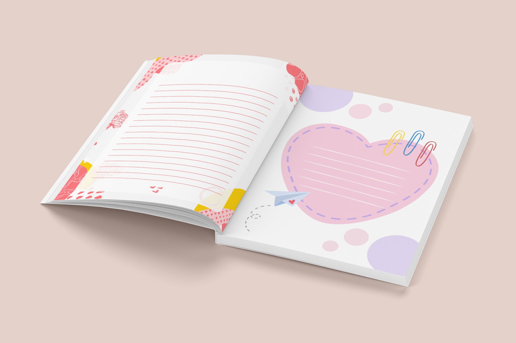 Kids Lined Notebook Planner