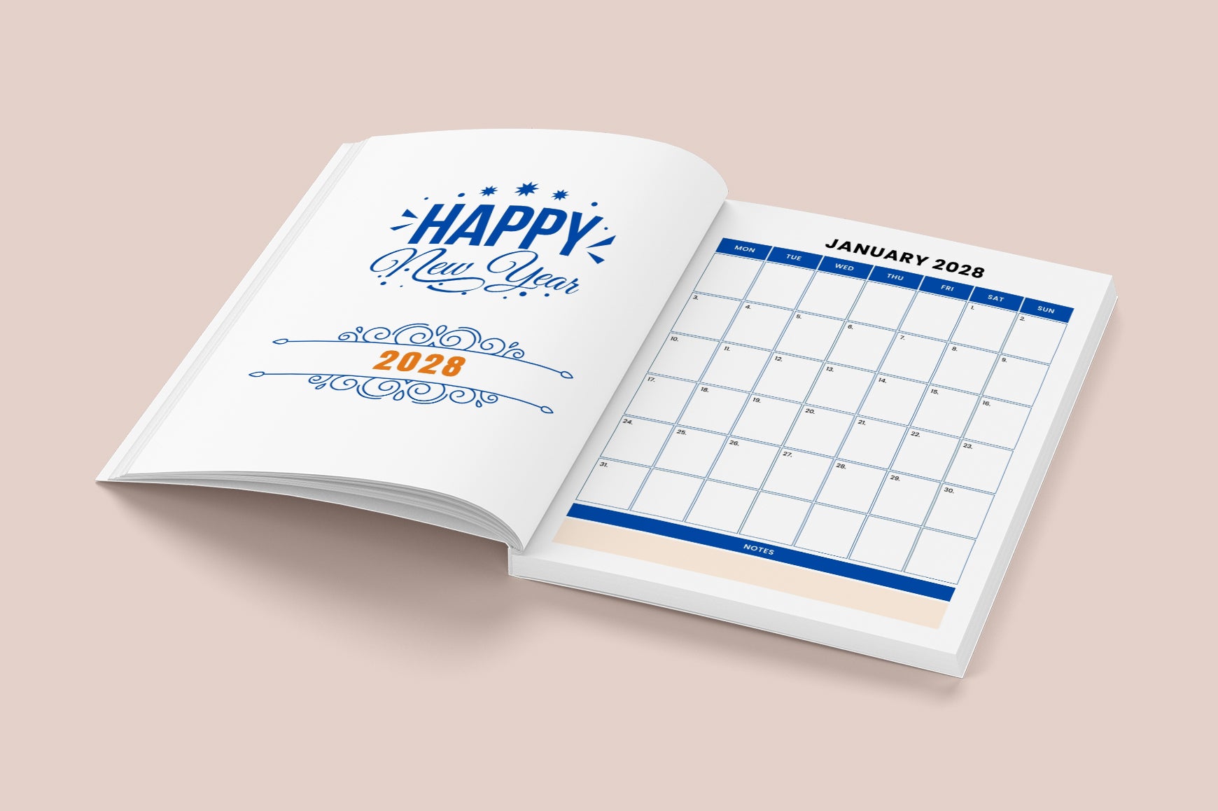 Yearly Monthly Planner