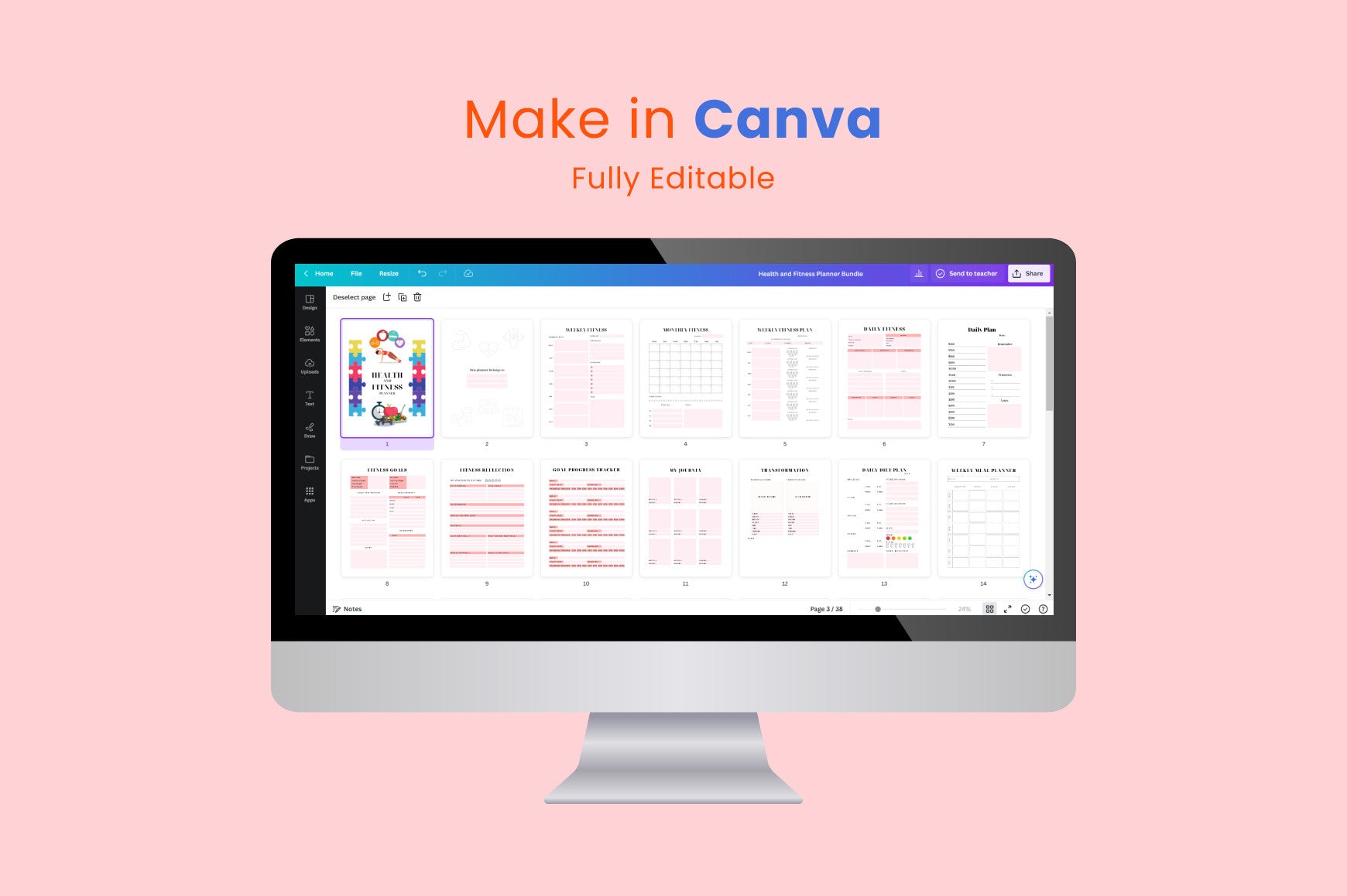 Health and Fitness Planner